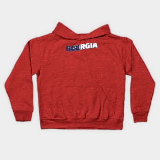 Georgia vintage style retro souvenir Kids Hoodie